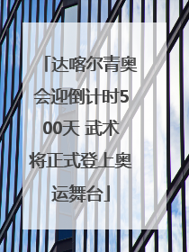 达喀尔青奥会迎倒计时500天 武术将正式登上奥运舞台