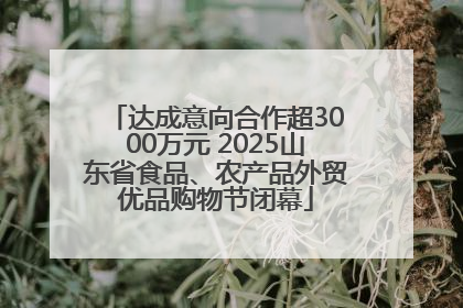 达成意向合作超3000万元 2025山东省食品、农产品外贸优品购物节闭幕