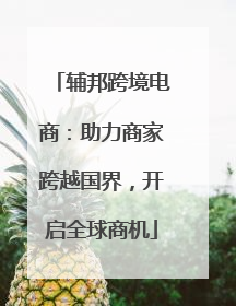 辅邦跨境电商：助力商家跨越国界，开启全球商机