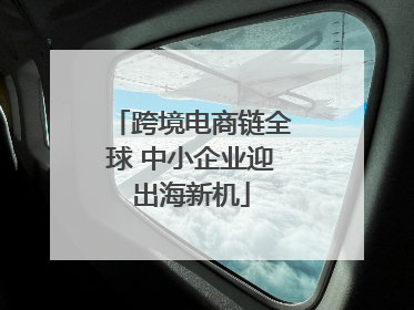 跨境电商链全球 中小企业迎出海新机