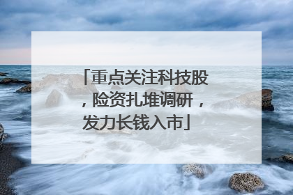 重点关注科技股，险资扎堆调研，发力长钱入市