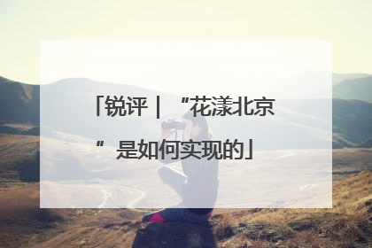 锐评｜“花漾北京”是如何实现的