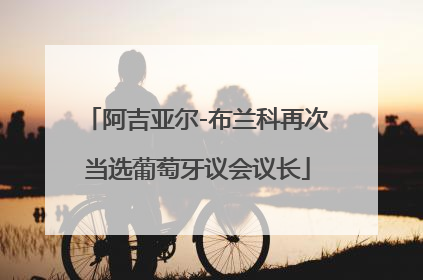 阿吉亚尔-布兰科再次当选葡萄牙议会议长