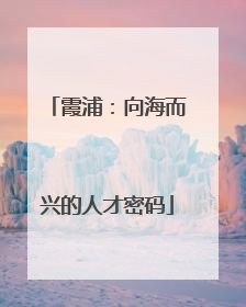 霞浦：向海而兴的人才密码