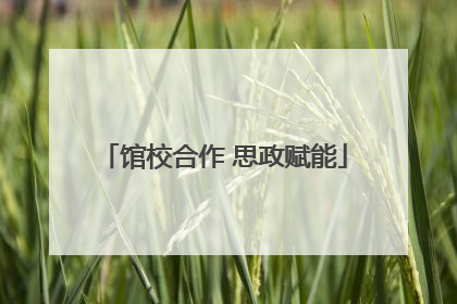 馆校合作 思政赋能