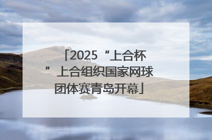2025“上合杯”上合组织国家网球团体赛青岛开幕