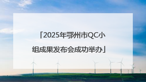 2025年鄂州市QC小组成果发布会成功举办