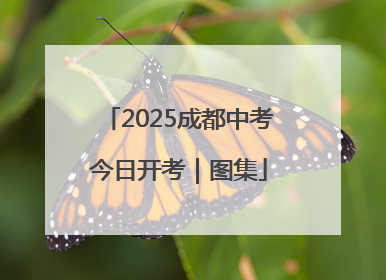 2025成都中考今日开考｜图集
