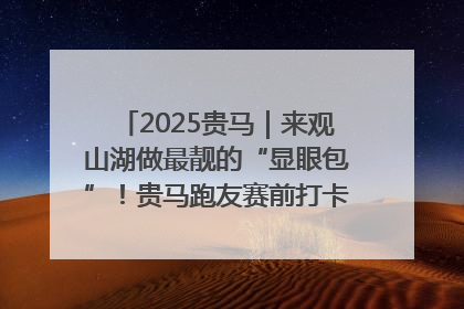 2025贵马｜来观山湖做最靓的“显眼包”！贵马跑友赛前打卡点燃奔跑热情