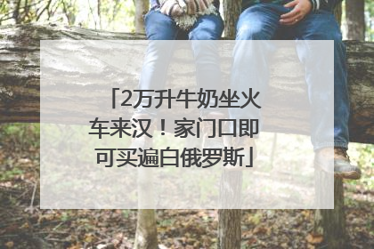 2万升牛奶坐火车来汉！家门口即可买遍白俄罗斯