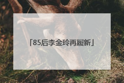 85后李金玲再履新