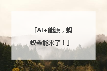 AI+能源，蚂蚁鑫能来了！
