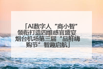 AI数字人“商小智”领衔打造四维感官盛宴 烟台机场第三届“品鲜嗨购节”智趣启航